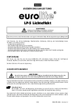 Preview for 4 page of EuroLite LP-5 User Manual