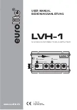 Preview for 1 page of EuroLite LVH-1 User Manual