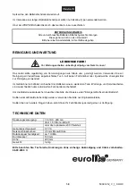 Preview for 5 page of EuroLite MB-1005 User Manual