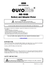 Preview for 6 page of EuroLite MB-1005 User Manual