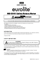 Preview for 10 page of EuroLite MD-2010 User Manual