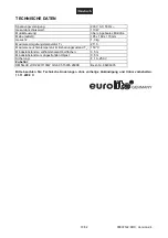 Preview for 10 page of EuroLite MF-2 Lighting Effect User Manual