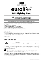 Preview for 11 page of EuroLite MF-2 Lighting Effect User Manual