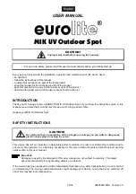 Preview for 12 page of EuroLite MIK UV User Manual