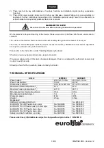 Preview for 18 page of EuroLite MIK UV User Manual