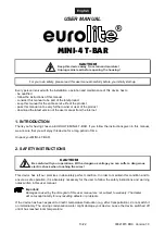 Предварительный просмотр 13 страницы EuroLite MINI-4 T-BAR User Manual