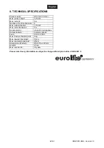 Предварительный просмотр 22 страницы EuroLite MINI-4 T-BAR User Manual