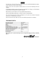 Предварительный просмотр 8 страницы EuroLite ML-64 Spot User Manual