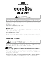 Preview for 15 page of EuroLite ML-64 Spot User Manual