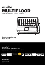 Предварительный просмотр 1 страницы EuroLite Multiflood Pro IP RGBW Wash & Frost User Manual