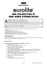 Preview for 20 page of EuroLite Multiflood Pro IP SMD RGBW Strobe/Wash User Manual