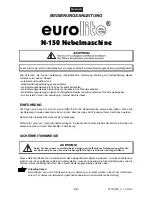 Предварительный просмотр 4 страницы EuroLite N-150 User Manual