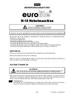 Preview for 4 page of EuroLite N- User Manual