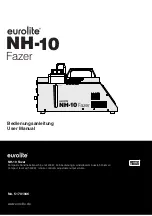 EuroLite NH-10 Fazer User Manual preview