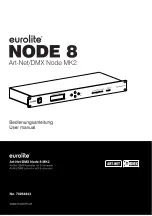 EuroLite Node 8 User Manual preview