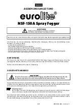 Предварительный просмотр 4 страницы EuroLite NSF-150A User Manual