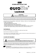 Предварительный просмотр 3 страницы EuroLite Outdoor Neon Stick User Manual