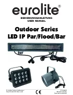 EuroLite Outdoor Series User Manual preview