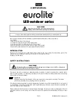 Preview for 13 page of EuroLite Outdoor Series User Manual