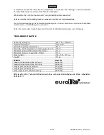 Preview for 10 page of EuroLite PAR-20 Spot User Manual