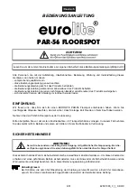 Preview for 4 page of EuroLite PAR-56 Floorspot User Manual