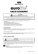 Preview for 11 page of EuroLite PAR-56 Floorspot User Manual