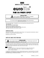 Предварительный просмотр 29 страницы EuroLite PAR-56 Profi Spot User Manual