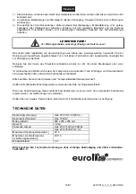 Предварительный просмотр 10 страницы EuroLite PAR-64 Floorspot User Manual