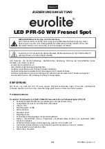 Preview for 4 page of EuroLite PFR-50 User Manual