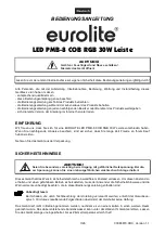 Предварительный просмотр 3 страницы EuroLite PMB-8 User Manual