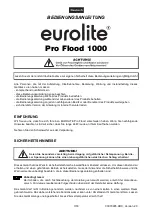 Preview for 3 page of EuroLite Pro Flood 1000A User Manual