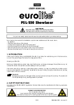 Preview for 19 page of EuroLite PSL-250 User Manual