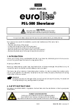 Предварительный просмотр 19 страницы EuroLite PSL-500 User Manual