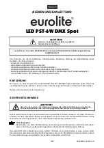 Предварительный просмотр 3 страницы EuroLite PST-6W User Manual