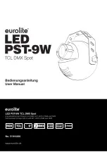 EuroLite PST-9W User Manual предпросмотр