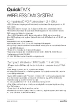 Preview for 2 page of EuroLite QuickDMX 70064700 User Manual