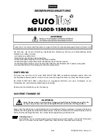 Предварительный просмотр 4 страницы EuroLite RGB Flood-1500 DMX User Manual