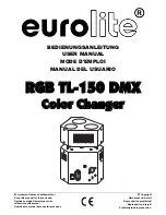 Предварительный просмотр 1 страницы EuroLite RGB TL-150 DMX User Manual