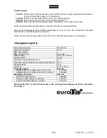 Предварительный просмотр 14 страницы EuroLite RGB TL-150 DMX User Manual