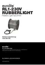 Предварительный просмотр 1 страницы EuroLite Rubberlight RL1-230 User Manual