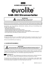 Предварительный просмотр 3 страницы EuroLite SAB-322 User Manual