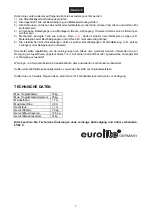 Предварительный просмотр 7 страницы EuroLite SHOW STAND I ALU User Manual