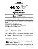 Preview for 19 page of EuroLite Sky Beam User Manual