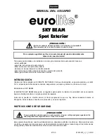 Preview for 27 page of EuroLite Sky Beam User Manual