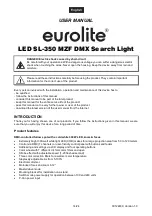 Preview for 14 page of EuroLite SL-350 User Manual