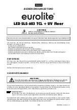 Предварительный просмотр 3 страницы EuroLite SLS-603 User Manual