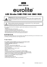 Предварительный просмотр 19 страницы EuroLite SMD PRO 540 User Manual