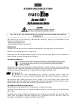 Предварительный просмотр 3 страницы EuroLite Snow-5001 User Manual