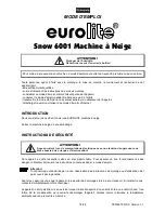 Предварительный просмотр 18 страницы EuroLite Snow 6001 User Manual