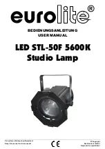 Предварительный просмотр 1 страницы EuroLite STL-50F User Manual